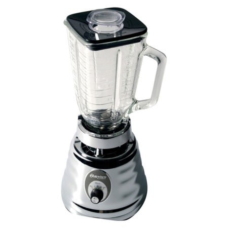 LICUADORA CLASICA CROMADA OSTER 3 VELOC VASO DE VIDRIO 4655