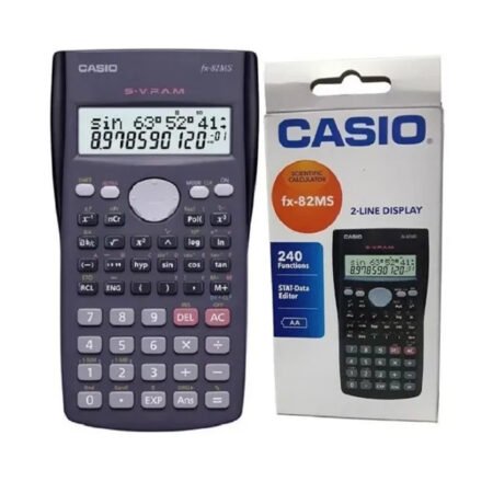 CALCULADORA CIENTIFICA CASIO FX-82MS 240 FUNCIONES 2 LINEAS