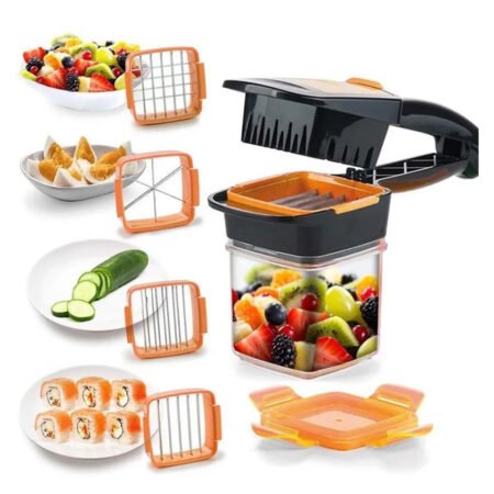 CORTADOR DE VERDURAS Y FRUTAS 5 EN 1 7 PCS