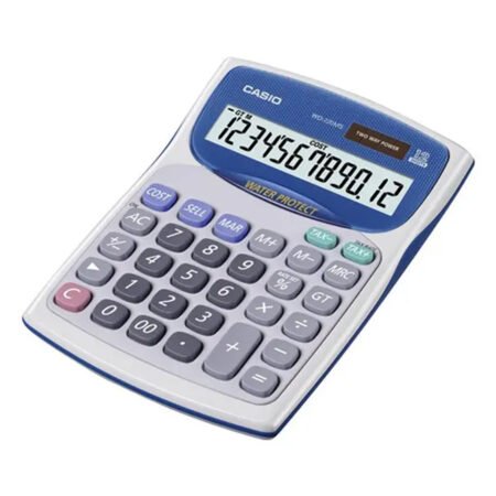 CALCULADORA CASIO DE MESA 12 DIGITOS WM-220MS-WE-S-DH