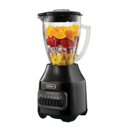 LICUADORA OSTER VALUE REVERSIBLE 1.5L VASO DE VIDRIO NEGRO