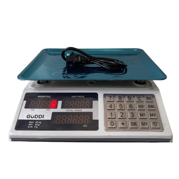 BASCULA DIGITAL GUDDI 40KG – Cormega