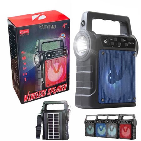 PARLANTE PORTATIL SOLAR 4" KTS-1706