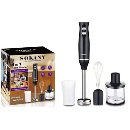 BATIDORA DE INMERSION 4 EN 1 SOKANY 500W WK-1710-4
