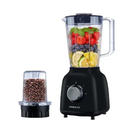 LICUADORA 2 EN 1 1.6LT 500W ACERO SOKANY SK-03041