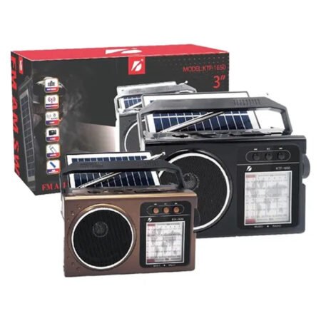 RADIO AM/FM BLUETOOTH PANEL SOLAR KTF-1480