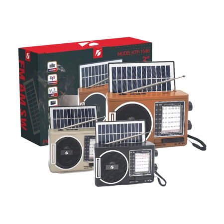 RADIO AM/FM BLUETOOTH PANEL SOLAR KTF-1646
