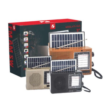 RADIO AM/FM 3BANDAS BLUETOOTH PANEL SOLAR KTF-1645
