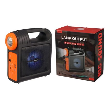 PARLANTE RADIO/BLUETOOTH CON PANEL SOLAR KTS-1796