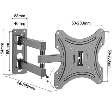 SOPORTE ZENO GIRATORIO CP302A PARA TV DE 14" A 42"